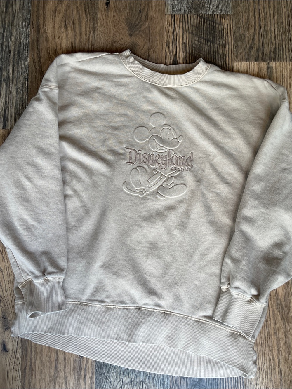 Disneyland Nuetral Mickey Sweatshirt S